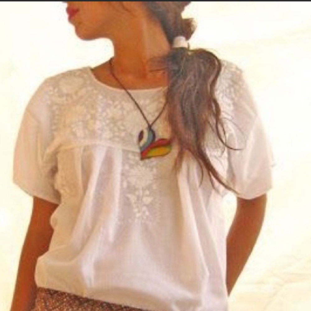 Mexican Dresses Vintage Embroidered Boho Style